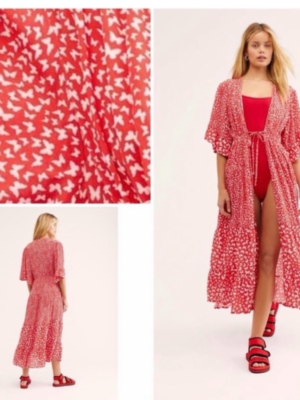 Free People & Rahi collab Social Butterfly Kimono